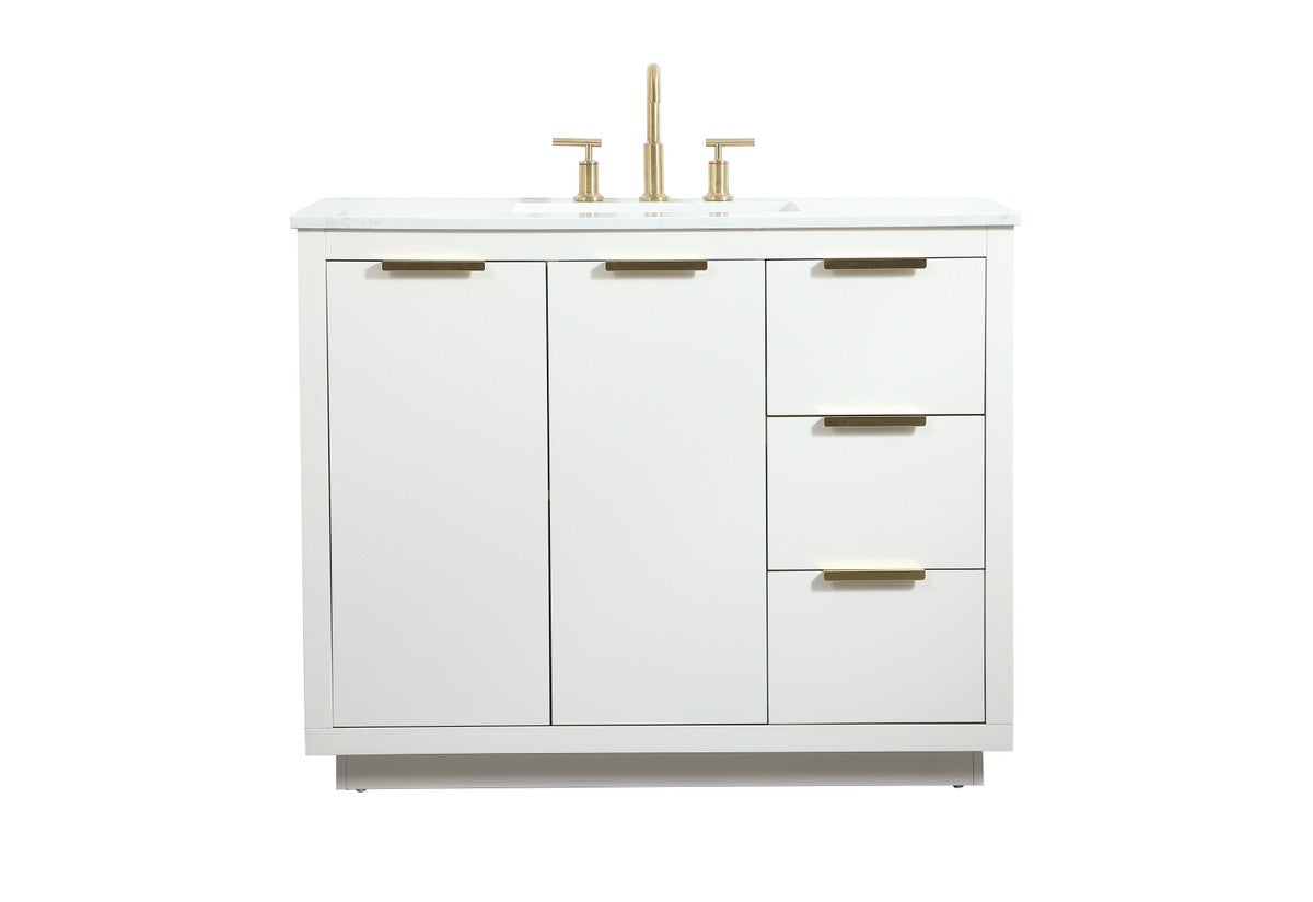 Elegant Lighting - VF19442WH - Vanity Sink Set - Blake - white