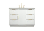 Elegant Lighting - VF19448WH - Vanity Sink Set - Blake - white