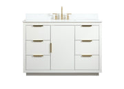 Elegant Lighting - VF19448WH-BS - Vanity Sink Set - Blake - white