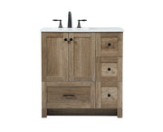 Elegant Lighting - VF2832NT - Single Bathroom Vanity - Soma - natural oak