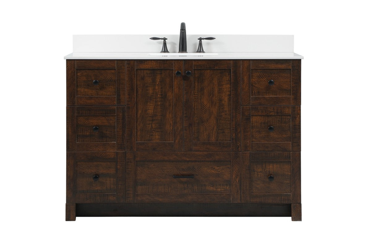 Elegant Lighting - VF2848EX-BS - Single Bathroom Vanity - Soma - expresso