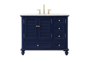 Elegant Lighting - VF30542BL - Vanity Sink Set - Rhodes - Blue
