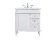 Elegant Lighting - VF31832WH - Single Bathroom Vanity - Bennett - white