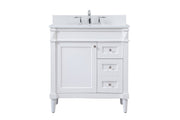 Elegant Lighting - VF31832WH-BS - Single Bathroom Vanity - Bennett - white