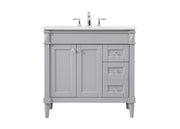Elegant Lighting - VF31836GR - Single Bathroom Vanity - Bennett - grey