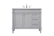 Elegant Lighting - VF31842GR - Single Bathroom Vanity - Bennett - grey