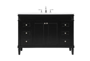 Elegant Lighting - VF31848BK - Single Bathroom Vanity - Bennett - black
