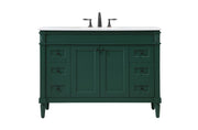 Elegant Lighting - VF31848GN - Single Bathroom Vanity - Bennett - Green
