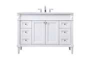 Elegant Lighting - VF31848WH - Single Bathroom Vanity - Bennett - white