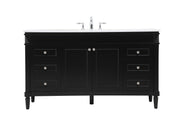 Elegant Lighting - VF31860BK - Single Bathroom Vanity - Bennett - black