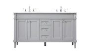 Elegant Lighting - VF31860DGR - Double Bathroom Vanity - Bennett - Grey