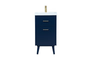 Elegant Lighting - VF41018MBL - Vanity Sink Set - Boise - Blue