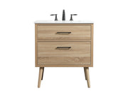 Elegant Lighting - VF41030MW - Single Bathroom Vanity - Boise - mango wood