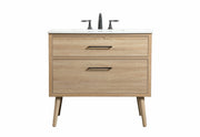 Elegant Lighting - VF41036MW - Single Bathroom Vanity - Boise - mango wood