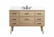 Elegant Lighting - VF41048MW-BS - Single Bathroom Vanity - Boise - mango wood