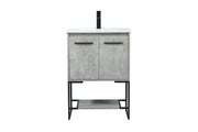Elegant Lighting - VF42524MCG - Vanity Sink Set - Sloane - Concrete Grey
