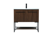 Elegant Lighting - VF42536MWT - Vanity Sink Set - Sloane - Walnut