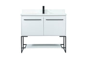 Elegant Lighting - VF42540MWH-BS - Vanity Sink Set - Sloane - White