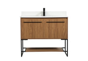 Elegant Lighting - VF42540WB-BS - Single Bathroom Vanity - Sloane - Walnut Brown