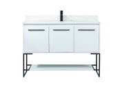 Elegant Lighting - VF42548MWH-BS - Vanity Sink Set - Sloane - White
