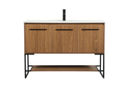 Elegant Lighting - VF42548WB - Single Bathroom Vanity - Sloane - Walnut Brown
