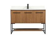 Elegant Lighting - VF42548WB-BS - Single Bathroom Vanity - Sloane - Walnut Brown