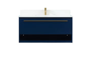 Elegant Lighting - VF43540MBL-BS - Vanity Sink Set - Roman - Blue