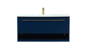 Elegant Lighting - VF43540MBL - Vanity Sink Set - Roman - Blue