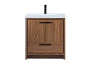 Elegant Lighting - VF46030WB - Single Bathroom Vanity - Wyatt - walnut brown