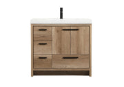 Elegant Lighting - VF46036NT - Single Bathroom Vanity - Wyatt - natural oak