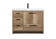 Elegant Lighting - VF46042NT - Single Bathroom Vanity - Wyatt - natural oak