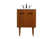 Elegant Lighting - VF48024MTK - Single Bathroom Vanity - Cyrus - Teak