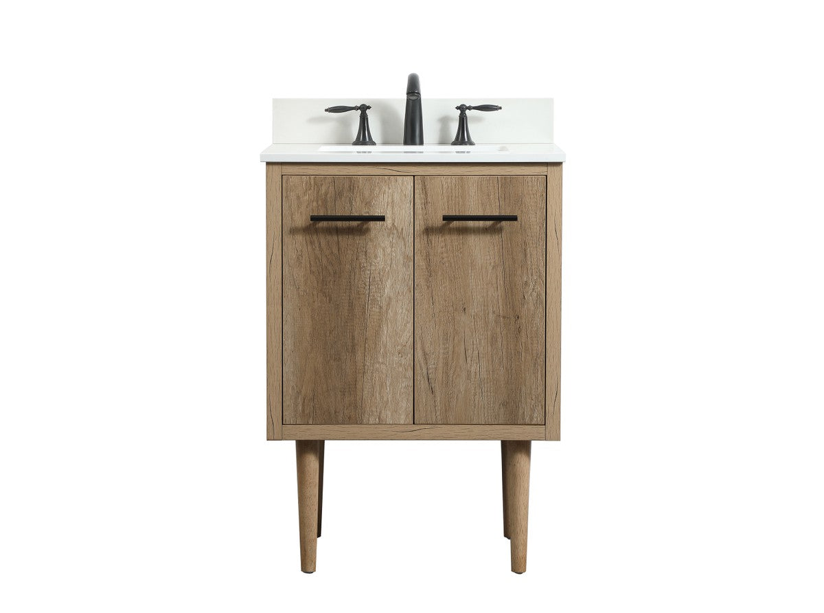 Elegant Lighting - VF48024NT-BS - Single Bathroom Vanity - Cyrus - Natural oak