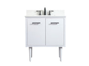 Elegant Lighting - VF48030MWH-BS - Single Bathroom Vanity - Cyrus - White