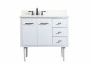 Elegant Lighting - VF48036MWH-BS - Single Bathroom Vanity - Cyrus - White