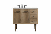 Elegant Lighting - VF48036NT - Single Bathroom Vanity - Cyrus - Natural oak