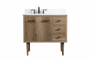 Elegant Lighting - VF48036NT-BS - Single Bathroom Vanity - Cyrus - Natural oak