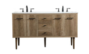 Elegant Lighting - VF48060DNT - Single Bathroom Vanity - Cyrus - Natural oak