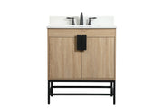 Elegant Lighting - VF48830MW-BS - Single Bathroom Vanity - Eugene - Mango Wood