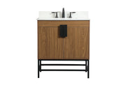 Elegant Lighting - VF48830WB-BS - Single Bathroom Vanity - Eugene - Walnut Brown