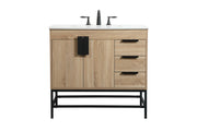 Elegant Lighting - VF48836MW - Single Bathroom Vanity - Eugene - mango wood