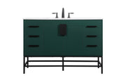 Elegant Lighting - VF488W48MGN - Single Bathroom Vanity - Eugene - Green