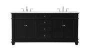 Elegant Lighting - VF50072DBK - Bathroom Vanity Set - Wesley - black