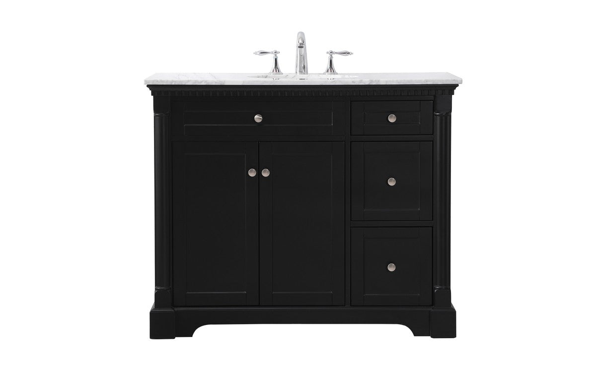 Elegant Lighting - VF53042BK - Bathroom Vanity Set - Clarence - black