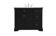 Elegant Lighting - VF53042BK - Bathroom Vanity Set - Clarence - black