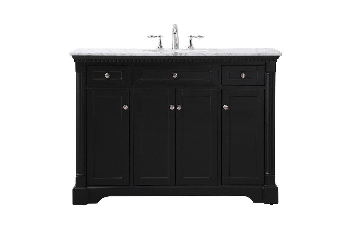 Elegant Lighting - VF53048BK - Bathroom Vanity Set - Clarence - black