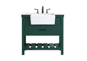 Elegant Lighting - VF60136GN - Single Bathroom Vanity - Clement - green