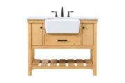 Elegant Lighting - VF60142NW - Single Bathroom Vanity - Clement - natural wood