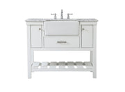 Elegant Lighting - VF60142WH - Single Bathroom Vanity - Clement - white