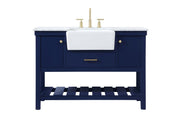 Elegant Lighting - VF60148BL - Single Bathroom Vanity - Clement - blue